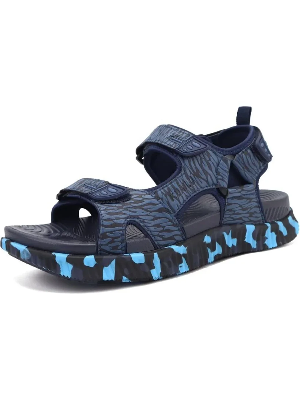 Men's Navy Blue Orthotic Comfortable Urban Outdoor Athletic Hiking Sandal Shoes